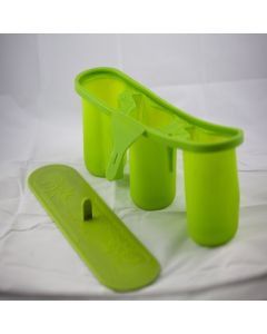 Abrazadera de tazas triple
