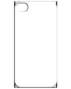Aluminio para iphone 4 blanco brillo (4233)