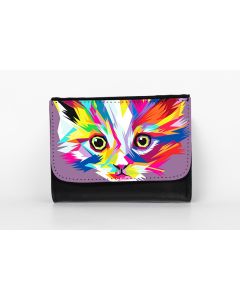 MONEDERO NEGRO UNISEX DE 14 X 11 CM.
