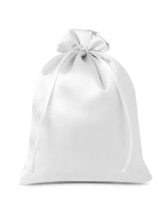 Bolsa de regalo satén blanca 26x35 cm