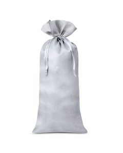 Bolsa regalo satén plata 16x37 cm