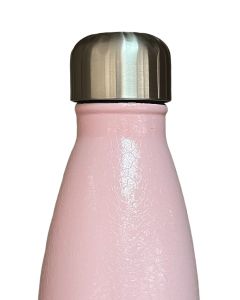 BOTELLA ACERO INOXIDABLE 500 ML. EFECTO PINTURA (ROSA)