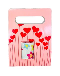 CAJA DE CARTÓN Y ASA SUBLIMABLE PARA TAZAS