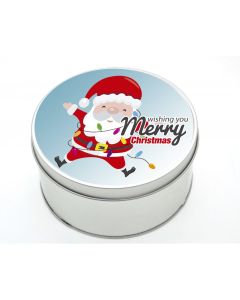 CAJA REDONDA DE METAL CON PLACA SUBLIMABLE