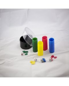 Cubilete+fichas para parchis para sublimación