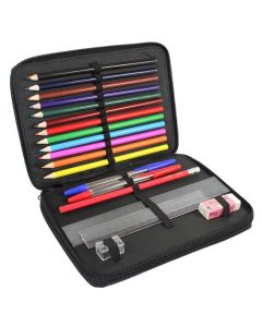 Estuche escolar con lápices para sublimación