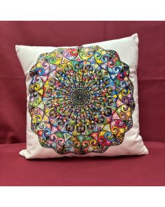 FUNDA COJIN 35X35 CM. MARFIL (TACTO SUAVE)