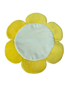 FUNDA DE COJIN CON FORMA DE FLOR. DE 38 CM. DIÁMETRO.