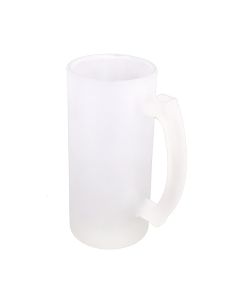 JARRA DE CERVEZA DE VIDRIO ESMERILADO 0.45 L