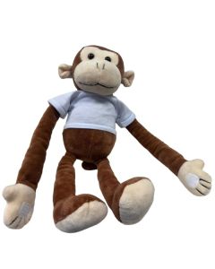 PELUCHE MONO 20-22 CM. C/CAMISETA PARA SUBLIMACIÓN.