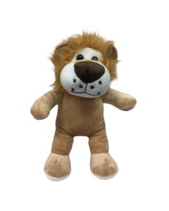 PELUCHE LEÓN 20-22 CM. C/CAMISETA SUBLIMACIÓN.