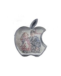 BOLA FORMA APPLE C/ NIEVE