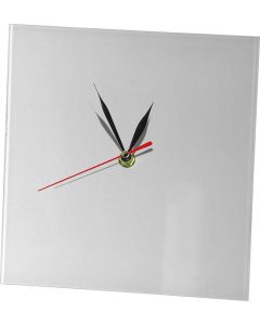 RELOJ CUADRADO DE VIDRIO (287X287X4 MM)