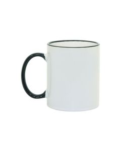 TAZA ASA Y BORDES VERDE OSCURO