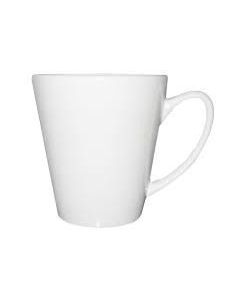 TAZA BLANCA CÓNICA 12 OZ