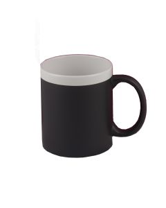 TAZA BLANCA PARA PINTAR CON TIZA