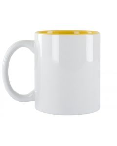 TAZA CON INTERIOR COLOR AMARILLO PREMIUM AAA S/CAJA
