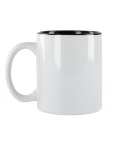TAZA CON INTERIOR COLOR NEGRO PREMIUM AAA S/ CAJA