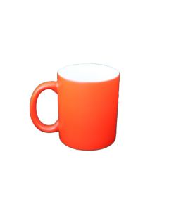 TAZA FLUOR MATE NARANJA
