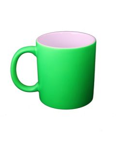 TAZA FLUOR MATE VERDE