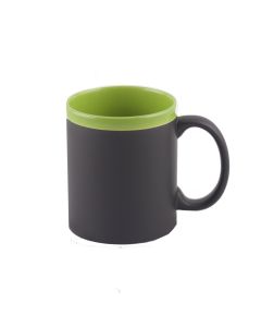 TAZA INTERIOR VERDE CLARO PARA PINTAR CON TIZA