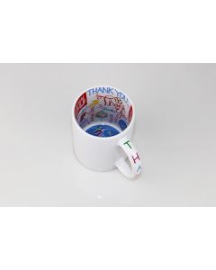 TAZA BLANCA INTERIOR THANK YOU