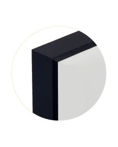 Lámina de fibra Chromaluxe blanco brillo 1 lado negro para sublimar